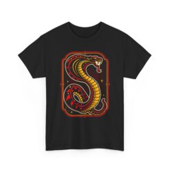 Striking Cobra – Unisex T-Shirt – Fangs Out, Ready to Strike