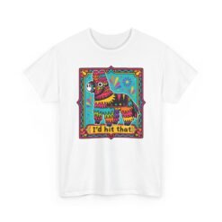I’d Hit That – Unisex Funny Llama Piñata T-Shirt - Image 17