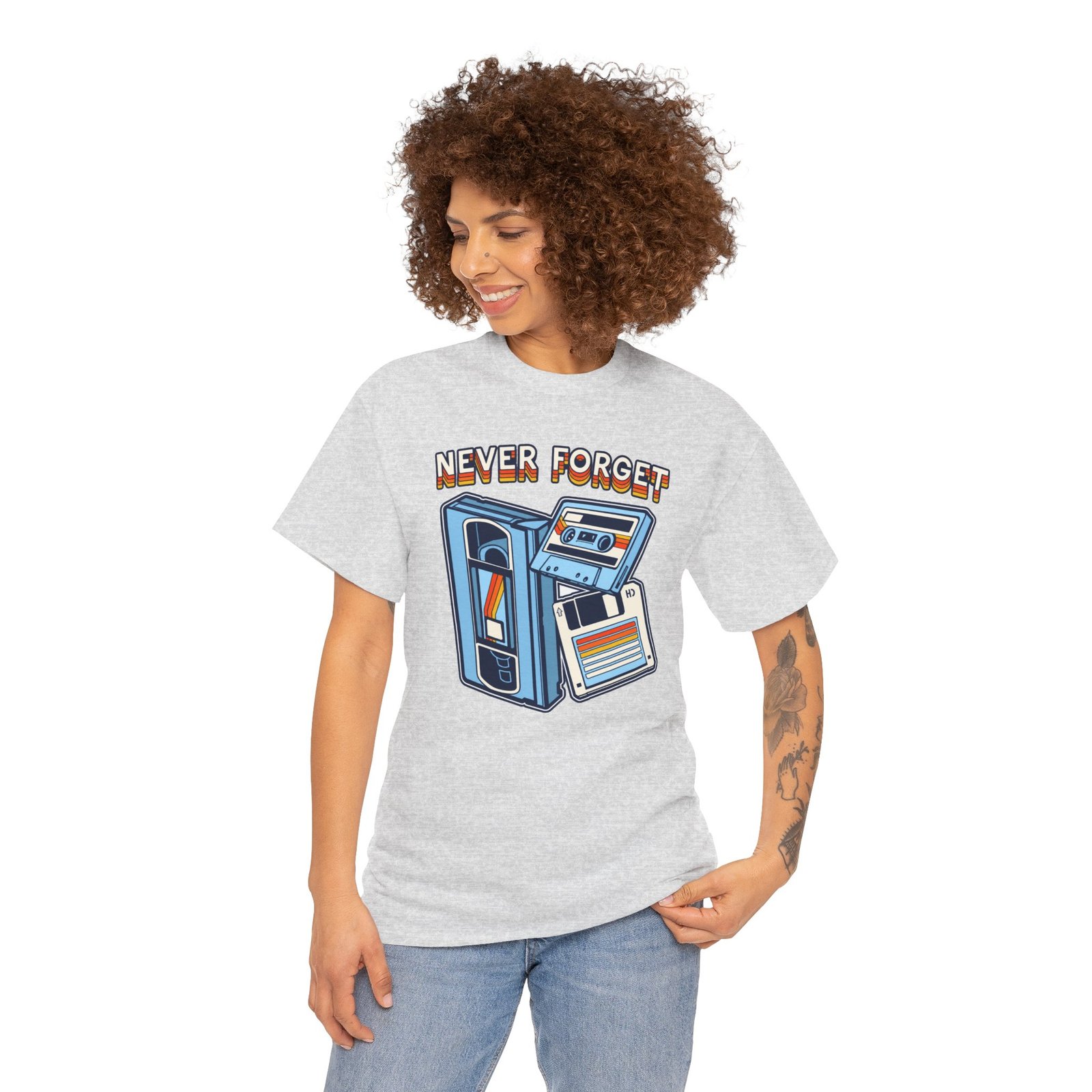 Never Forget – Unisex T-Shirt – Gone But Not Rewound - Image 6