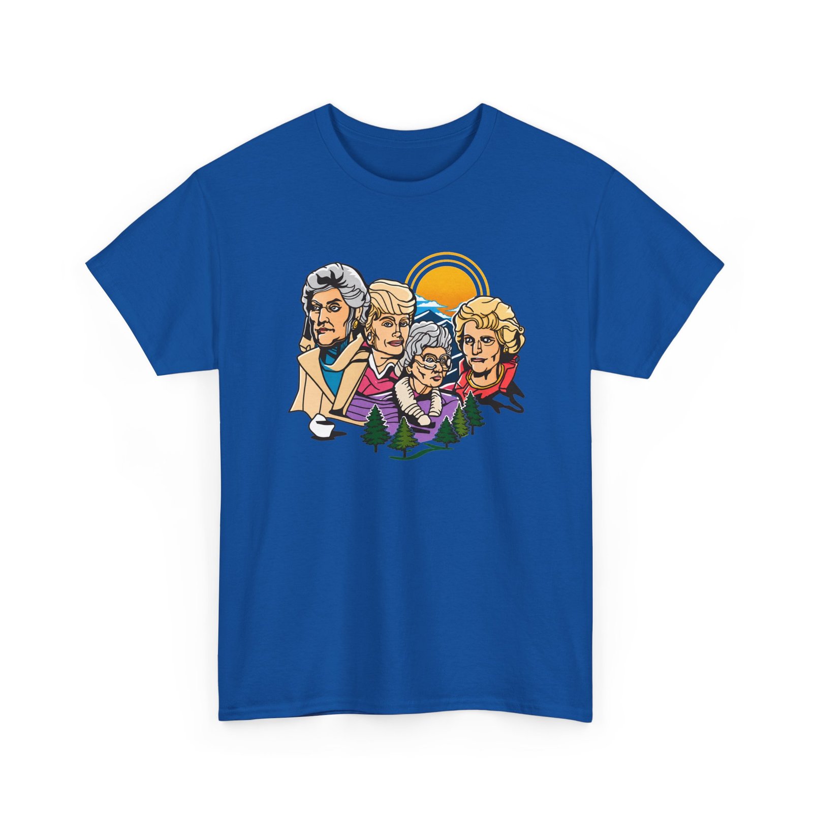Mount Goldmore - Unisex T-Shirt – Golden Girls Mount Rushmore Parody and Classic TV - Image 27