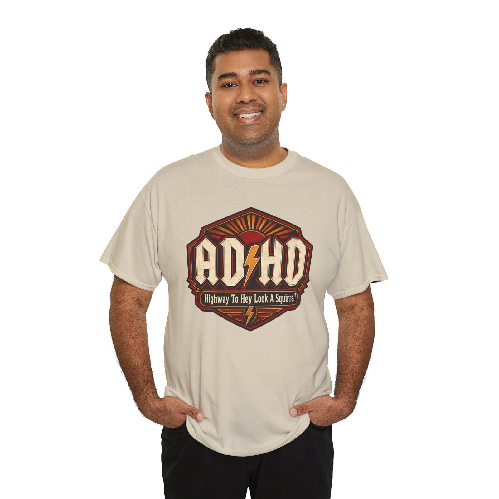 ADHD Highway - Unisex T-Shirt – Fast Lane to Distraction! - Image 4