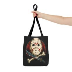 Jason Voorhees Jolly Roger - Tote Bag – Friday the 13th Horror - Image 4