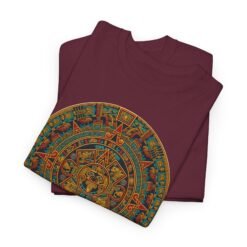Alternative view of Aztec Calendar – Unisex T-Shirt – Ancient Mexico, Timeless Art