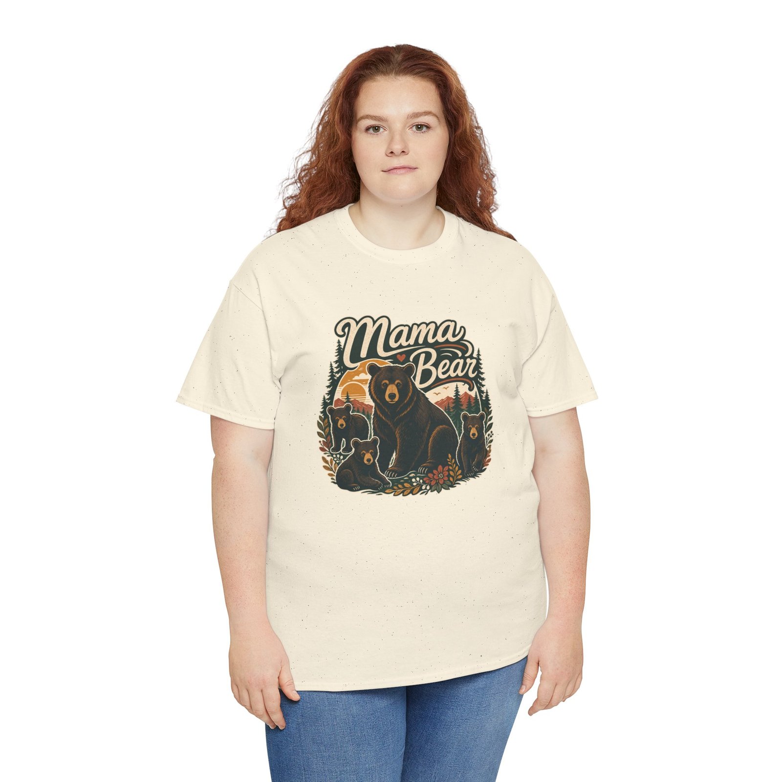 Mama Bear - Unisex T-Shirt – Fierce Love, Cozy Vibes - Image 3