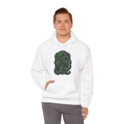 House of Snake – Unisex Heavy Blend Hoodie – Cozy Wizarding School Ambition - Image 9