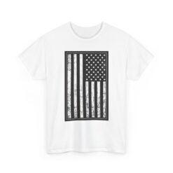 Distressed U.S. Flag – Unisex T-Shirt – Bold, Classic, American - Image 19
