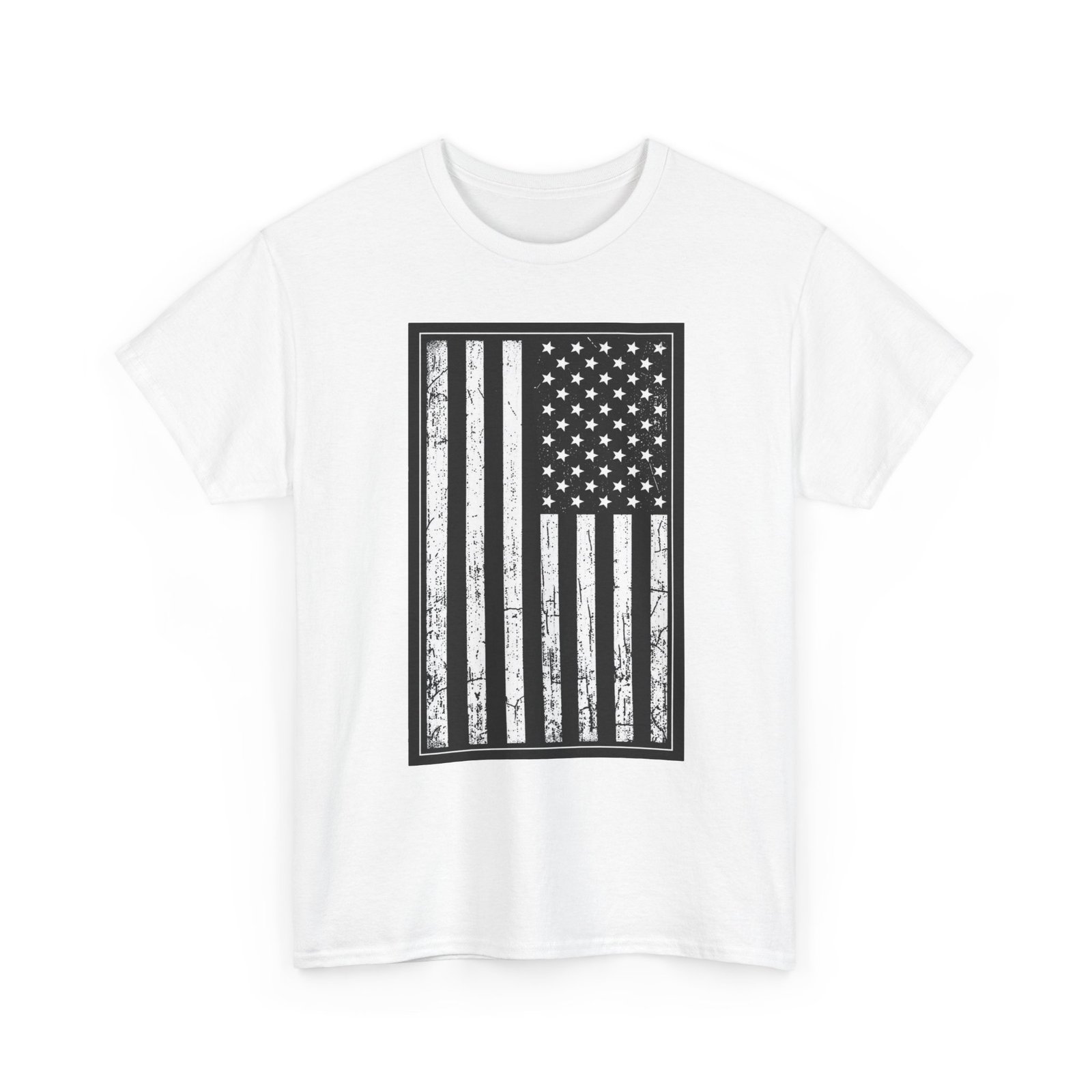 Distressed U.S. Flag – Unisex T-Shirt – Bold, Classic, American - Image 19