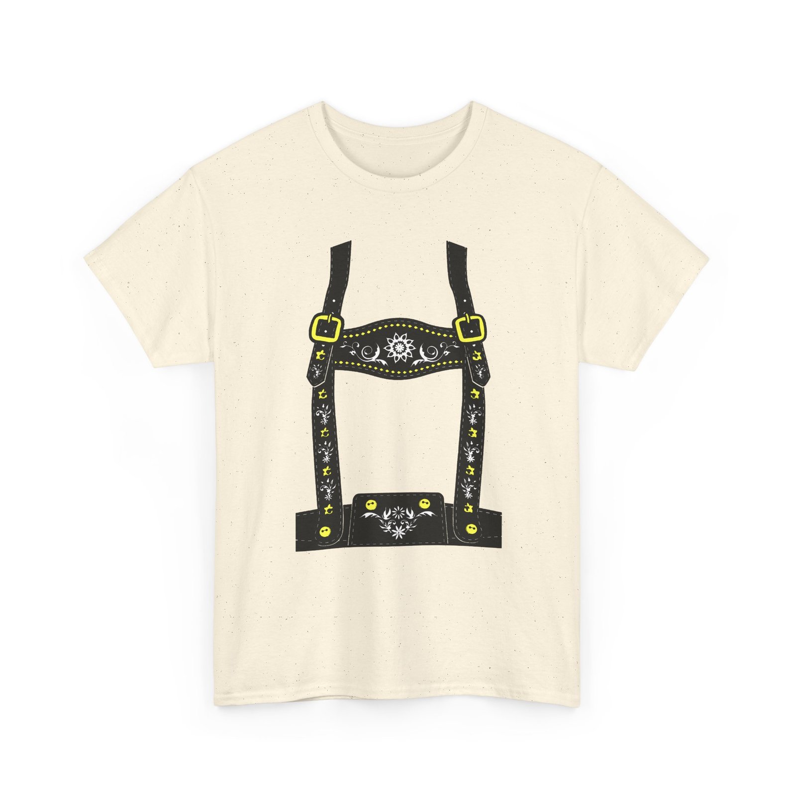 Lederhosen Costume - Unisex T-Shirt – Funny Oktoberfest Bavarian-Inspired Costume - Image 14