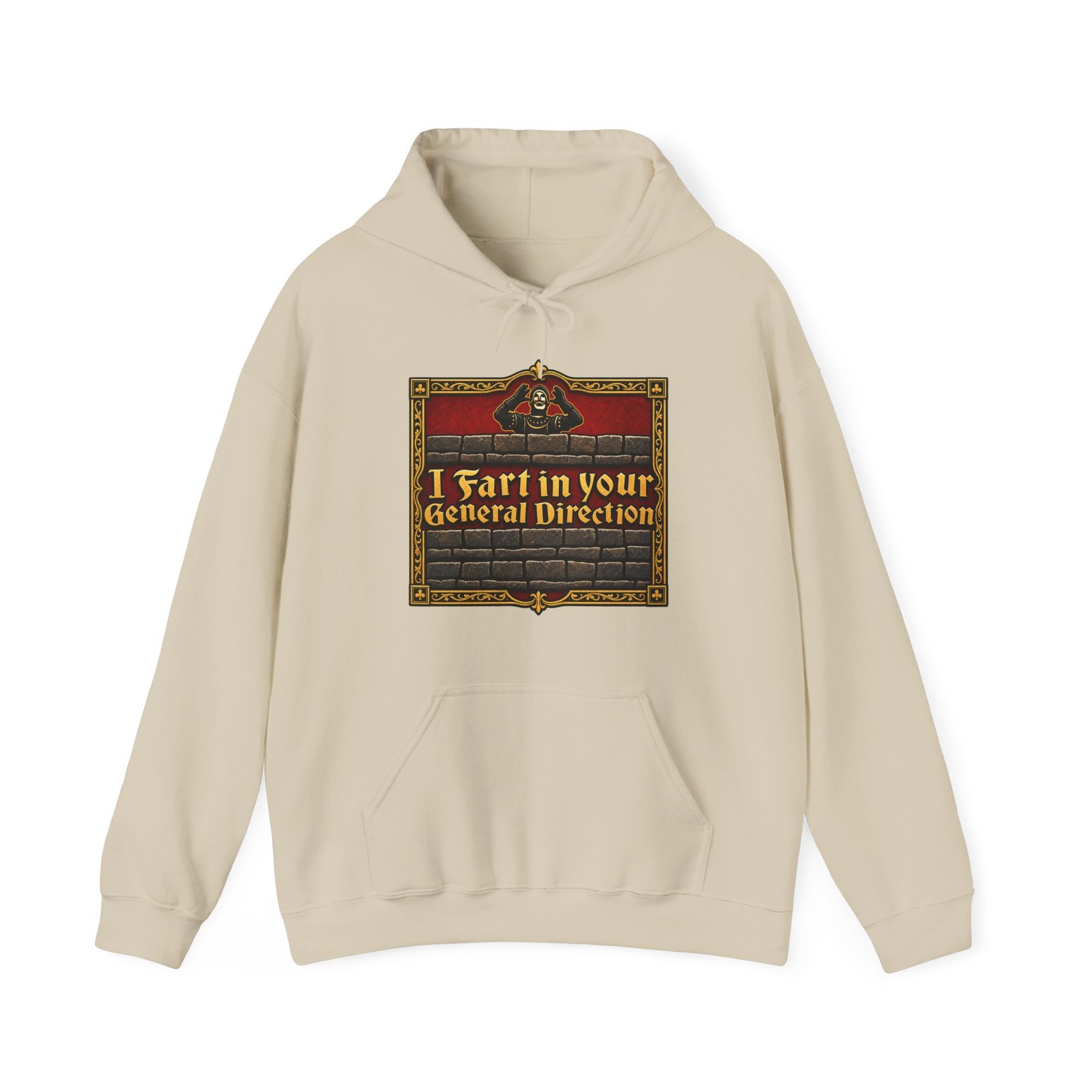 I Fart in Your General Direction - Unisex Hoodie – Monty Python and the Holy Grail French Taunter - Image 6