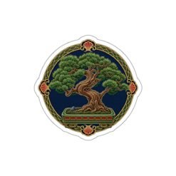 Bonsai Tree - Outdoor Sticker – Botanical - Miniature Tree Decal