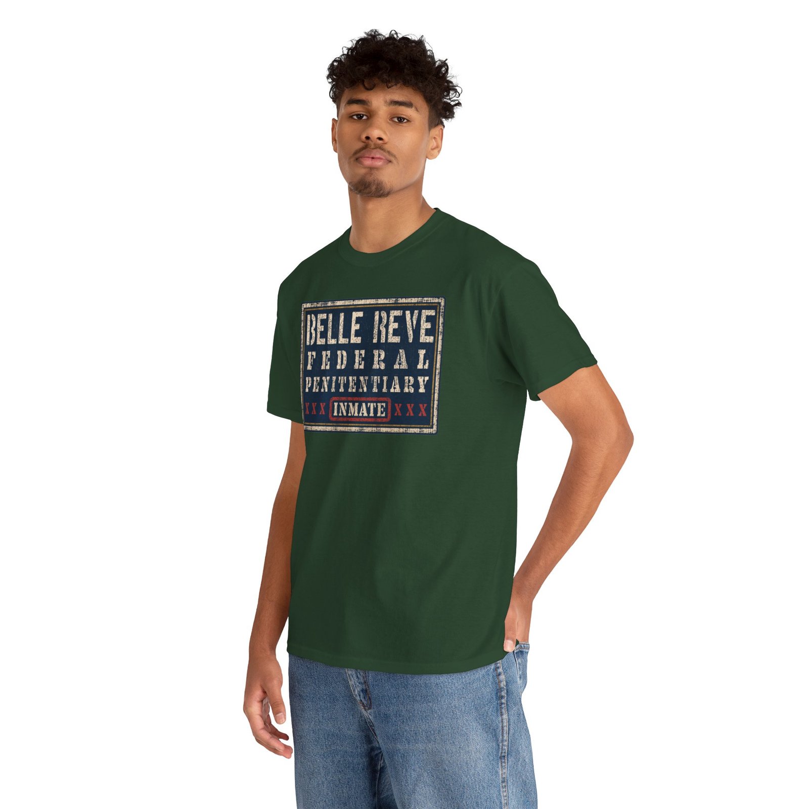Belle Reve Federal Penitentiary Inmate – Unisex T-Shirt – Villainous Vibes - Image 8