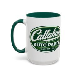Callahan Auto Parts – Color Accent Mug – Sandusky’s Finest Coffee Fuel - Image 11