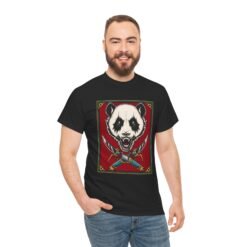 Black Metal Panda – Unisex T-Shirt – Cute, Grim, and Brutal - Image 4