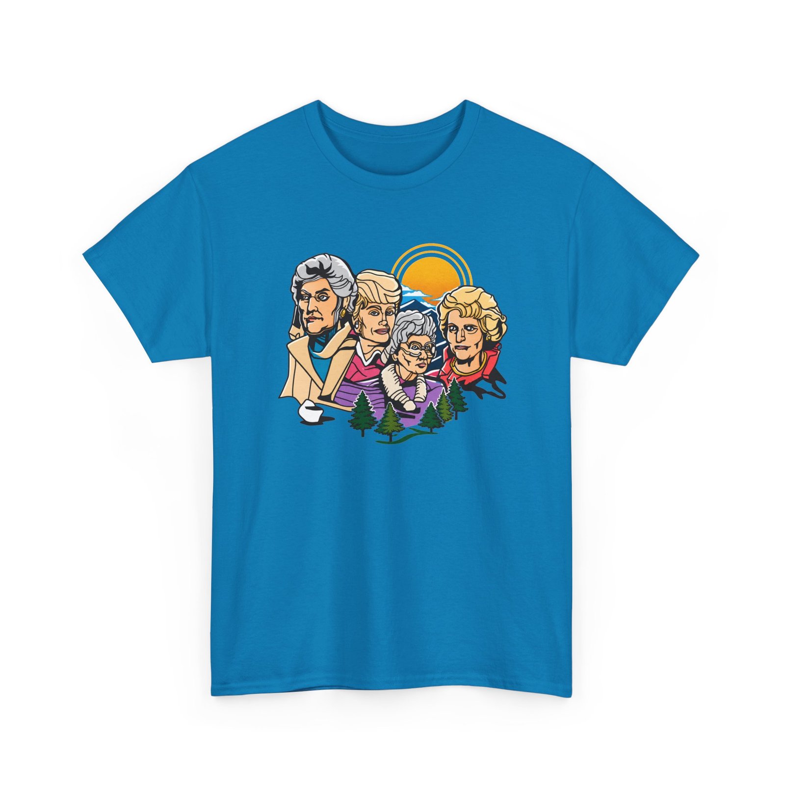Mount Goldmore - Unisex T-Shirt – Golden Girls Mount Rushmore Parody and Classic TV - Image 26