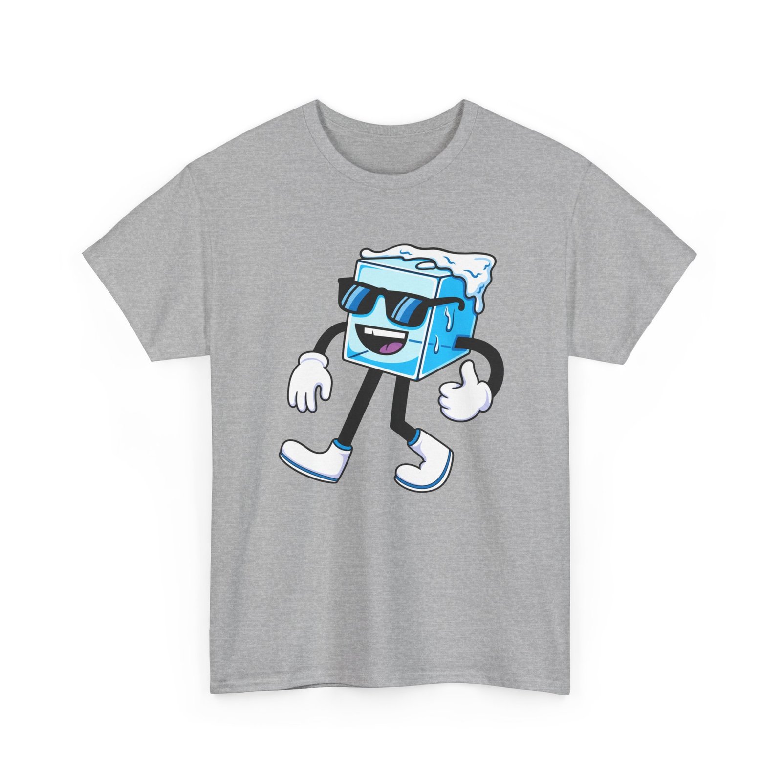 Too Cool Walking Ice Cube - Unisex T-Shirt – Funny Stay Frosty and Chill Pun - Image 12