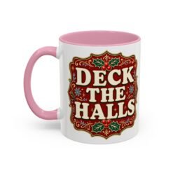 Deck the Halls – Color Accent Mug – Sip Into the Season - Image 10