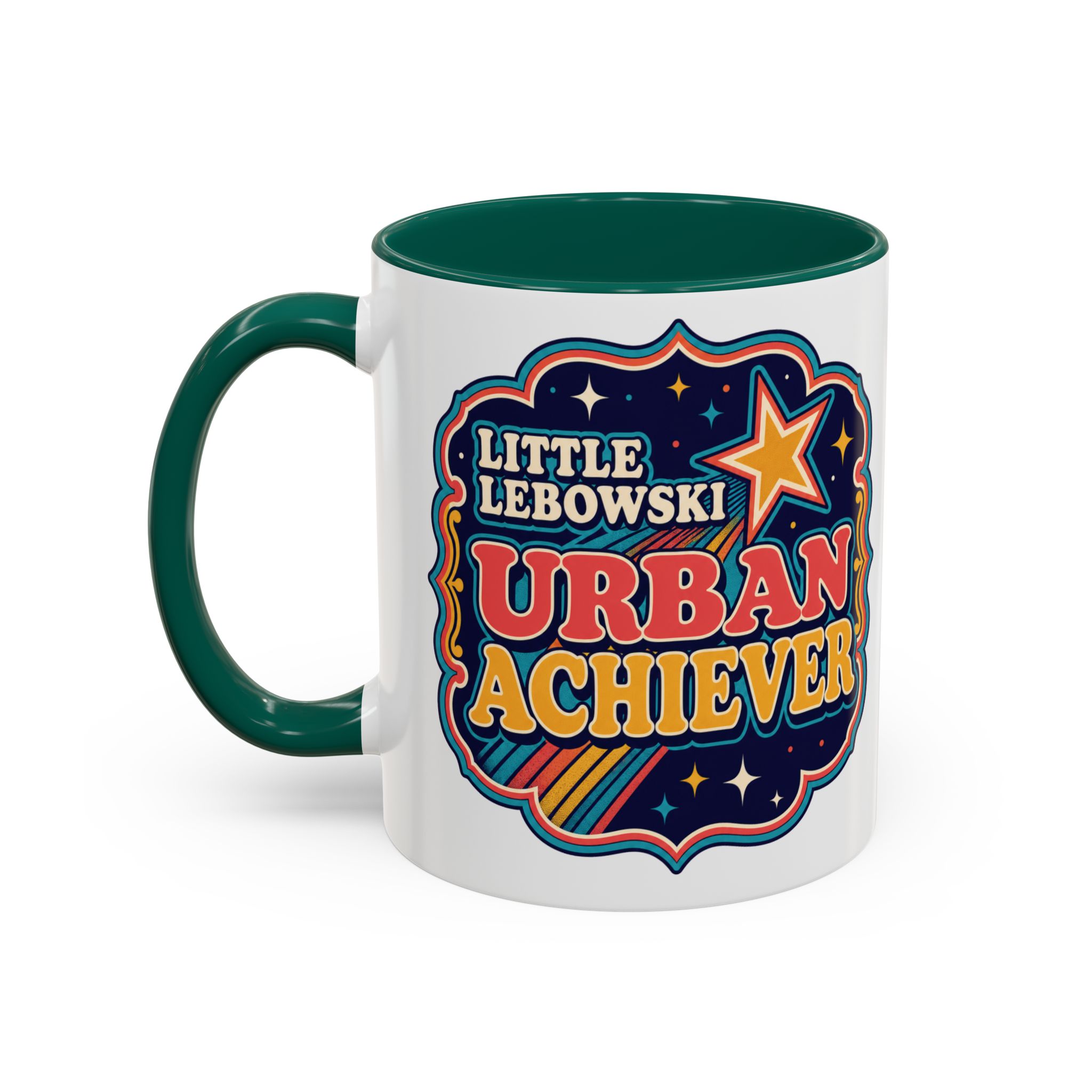 Little Lebowski Urban Achiever – Accent Color Mug – Modest Goals, Strong Coffee - Image 12