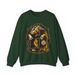 House of Badger – Unisex Sweatshirt – Cozy Wizarding School House Pride - Image 11