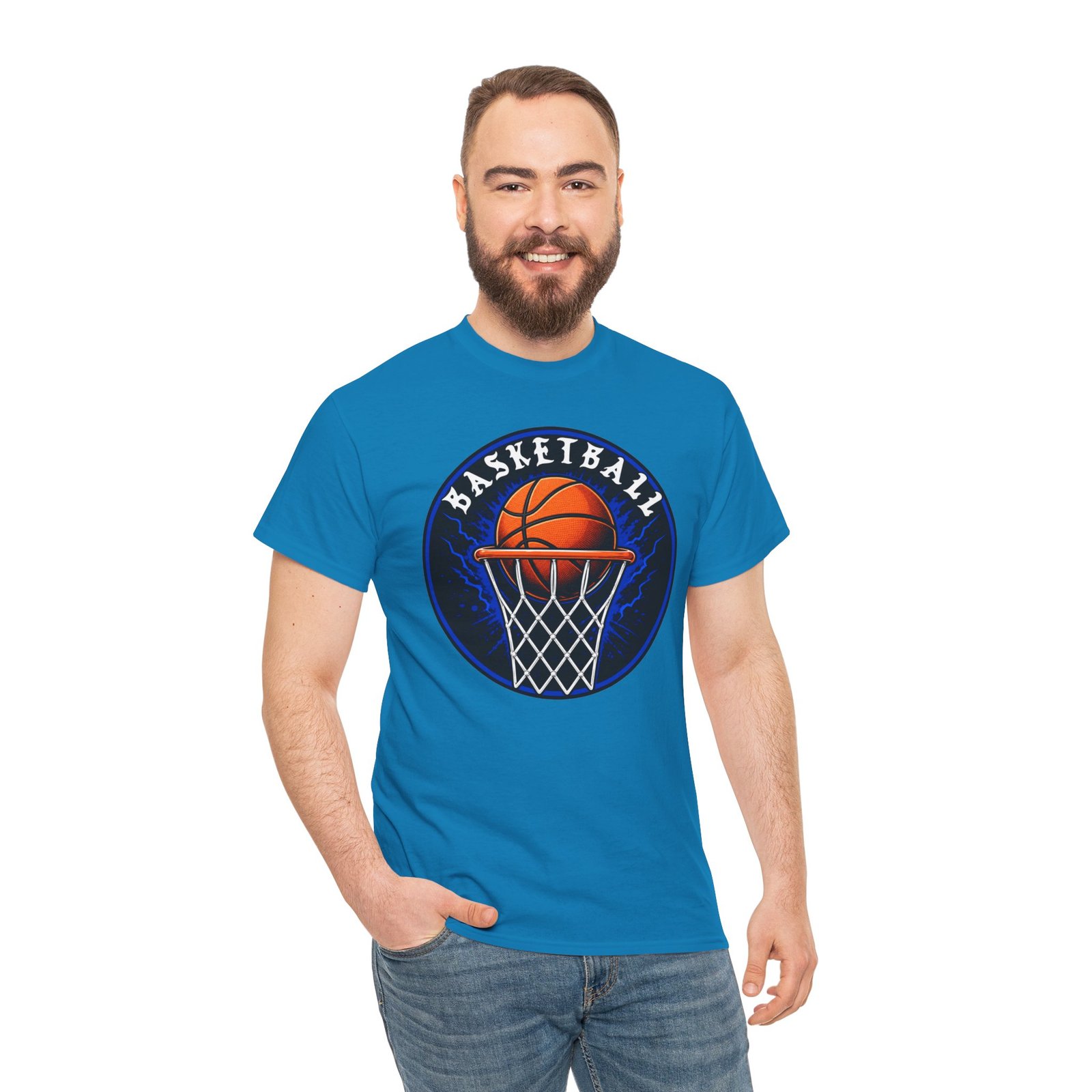 Basketball - Unisex T-Shirt – Nothing But Net - Hoops - Image 3
