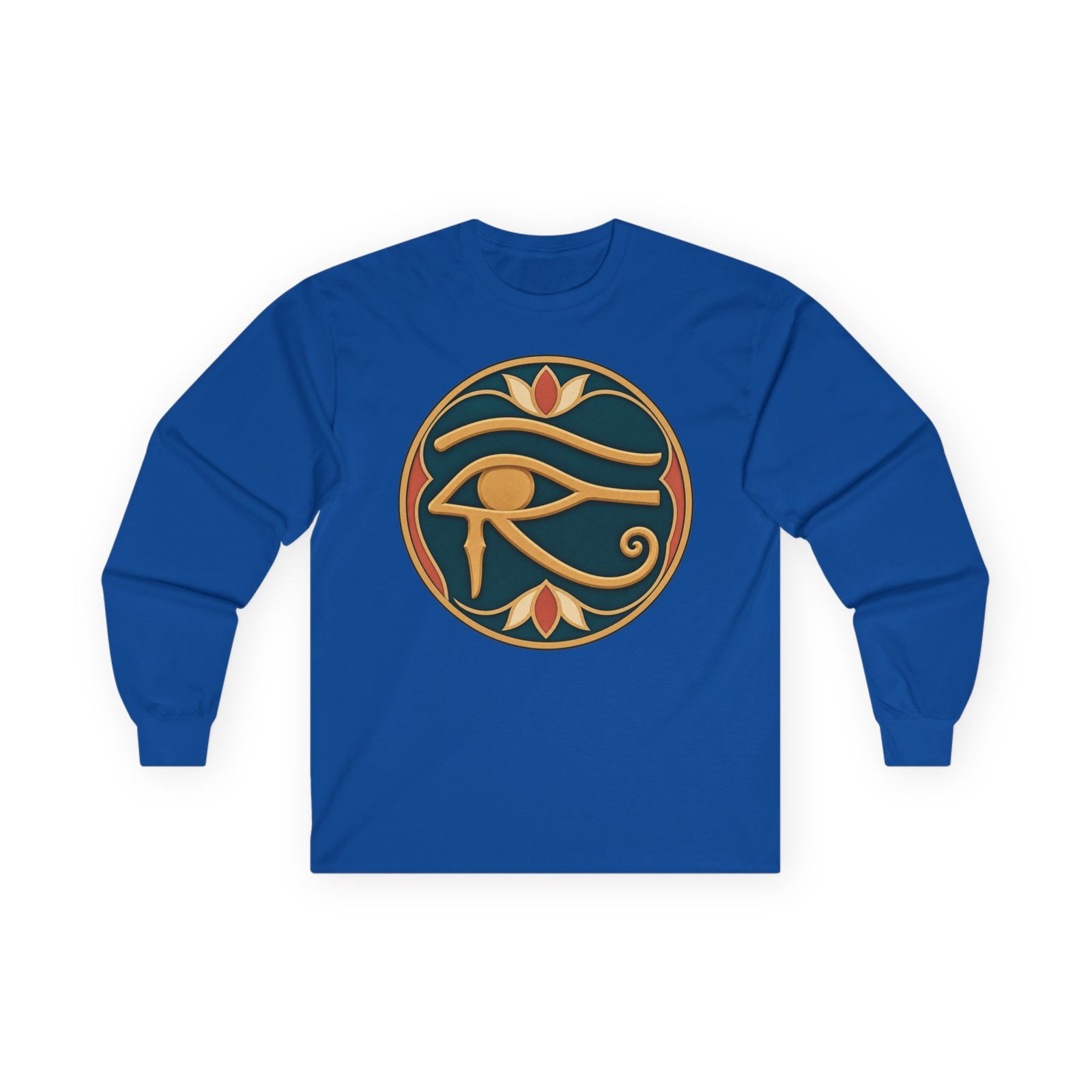 Eye of Horus - Unisex Long Sleeve T-Shirt – Ancient Egyptian Symbol, Timeless Style - Image 12
