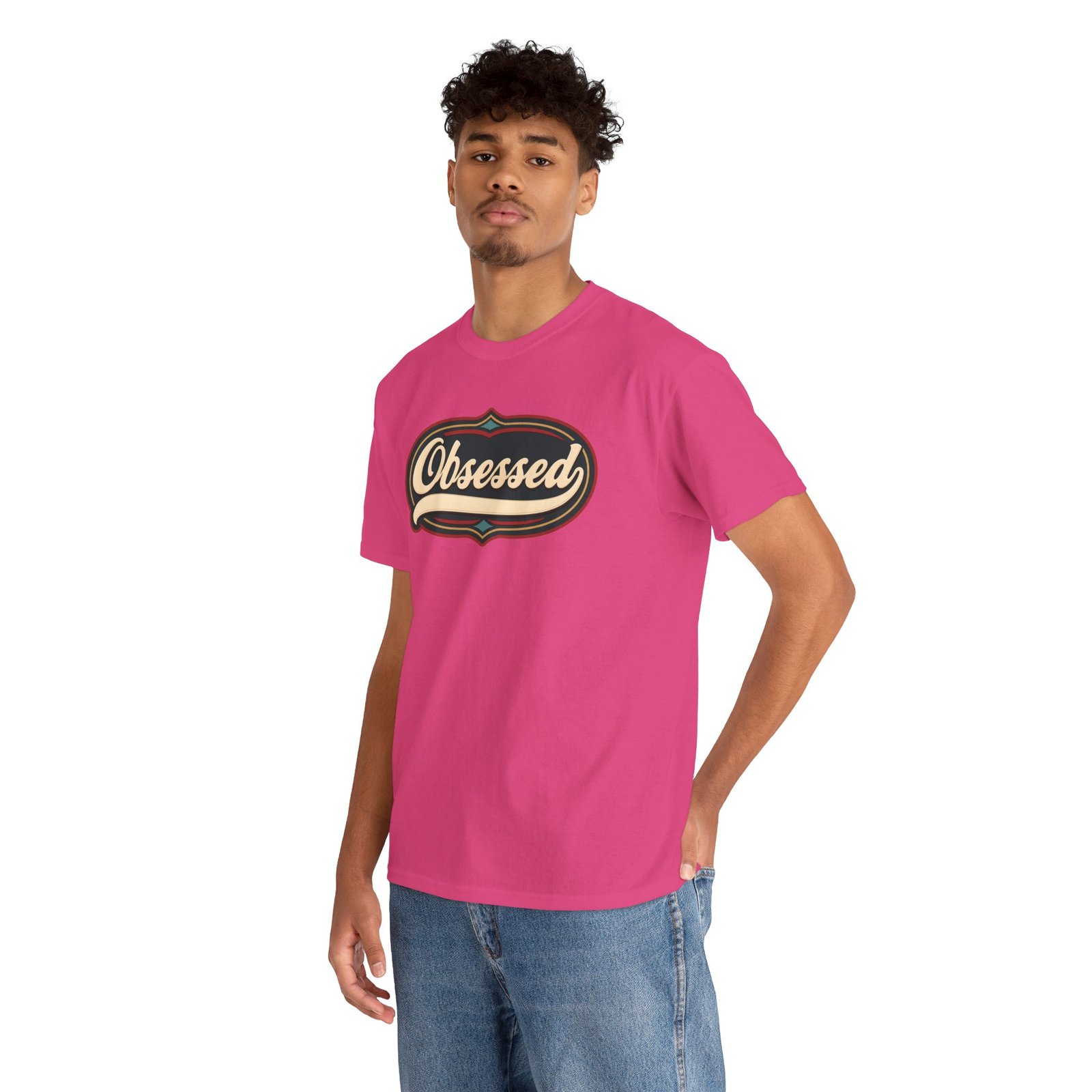 Obsessed – Unisex T-Shirt – Because Casual Interest Is Boring - Image 5