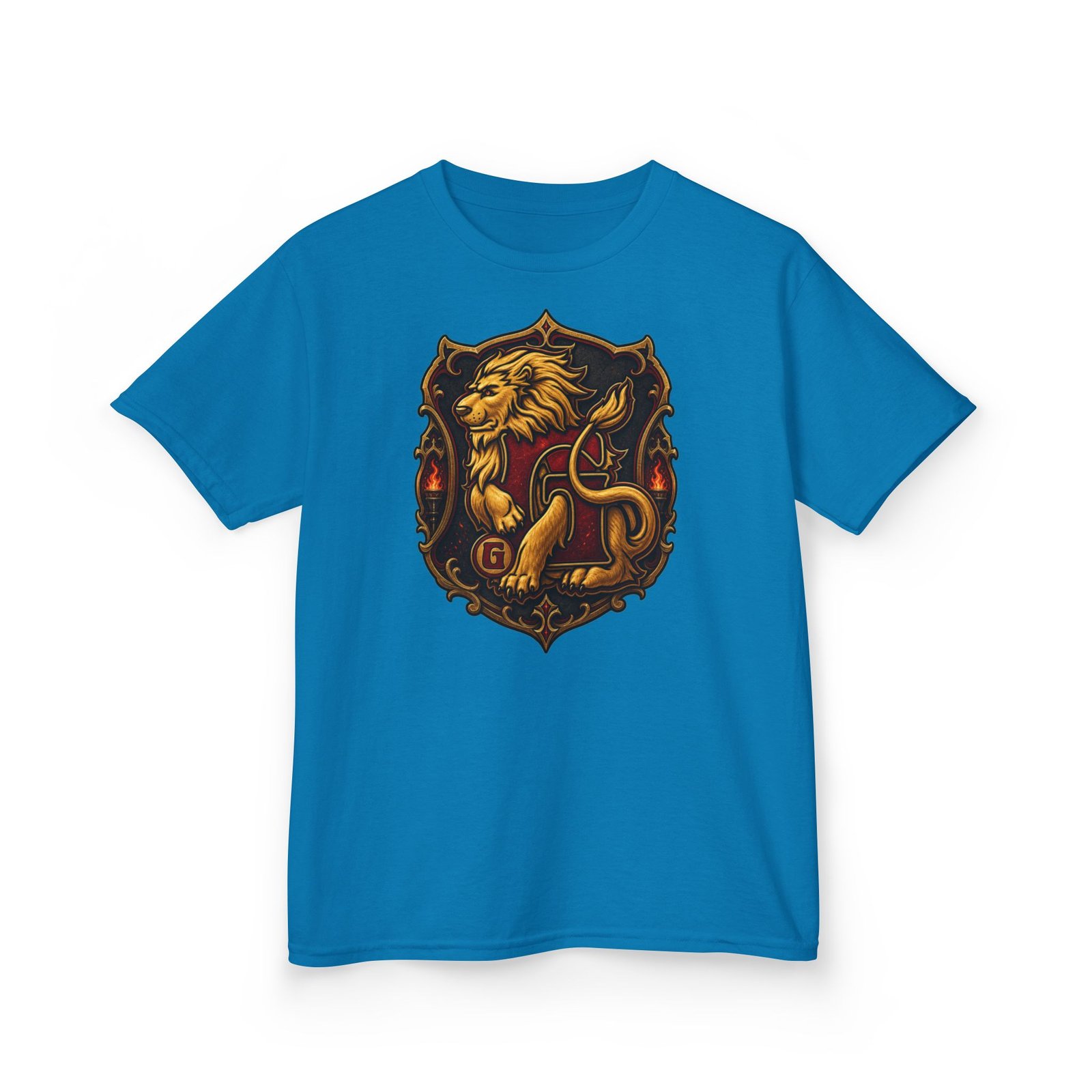 House of Lion – Kids Unisex T-Shirt – Young Wizards with Courage to Spare - Image 12
