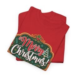 Merry Christmas - Unisex T-Shirt – Festive Vibes, Comfy Feels - Image 3
