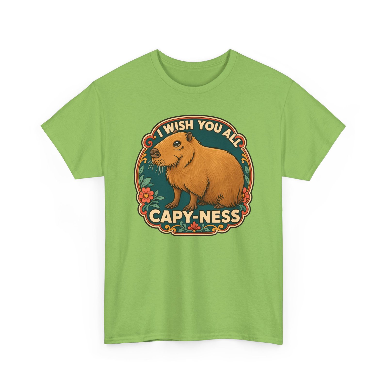 I Wish You All Capy-ness – Unisex T-Shirt – Maximum Chill, Maximum Cute - Image 27