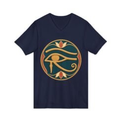 Eye of Horus - Unisex V-Neck T-Shirt – Ancient Symbol, Modern Edge - Image 6