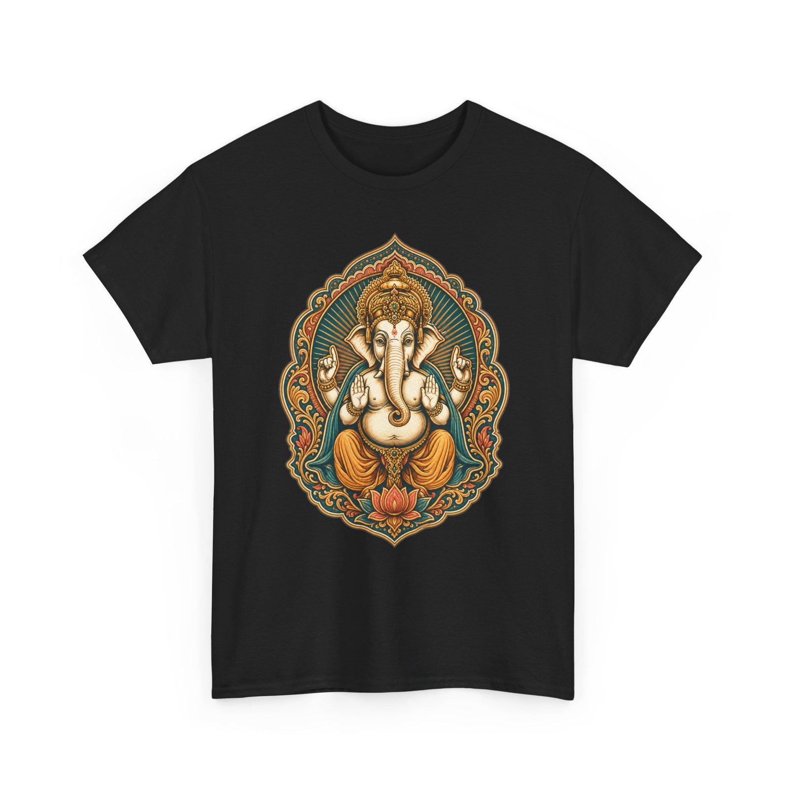 Lord Ganesha – Unisex T-Shirt – Wisdom, New Beginnings & Timeless Symbolism - Image 17