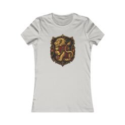 House of Lion – Women’s T-Shirt – Bold Heart, Wizarding School Courage - Image 3