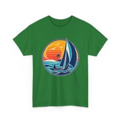 Retro Sail and Sun - Unisex T-Shirt – Vintage Sailboat, Nautical - Coastal - Image 14