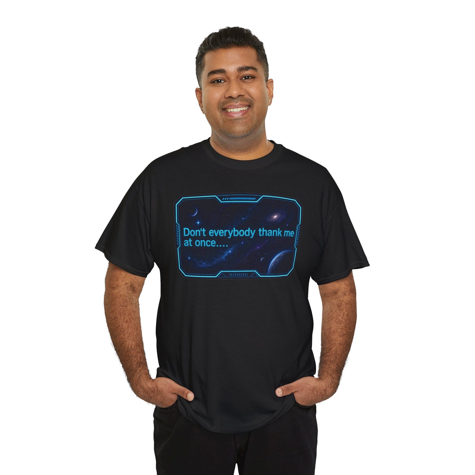 Don’t Everybody Thank Me at Once – Unisex T-Shirt – Modesty Not Included - Image 7