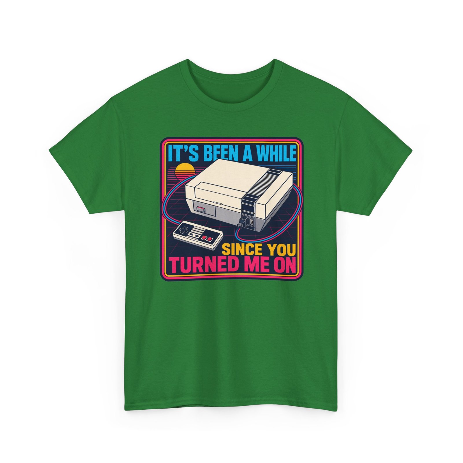It’s Been a While Since You Turned Me On – Unisex T-Shirt – Retro Gamer Humor - Image 20