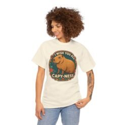 I Wish You All Capy-ness – Unisex T-Shirt – Maximum Chill, Maximum Cute - Image 5