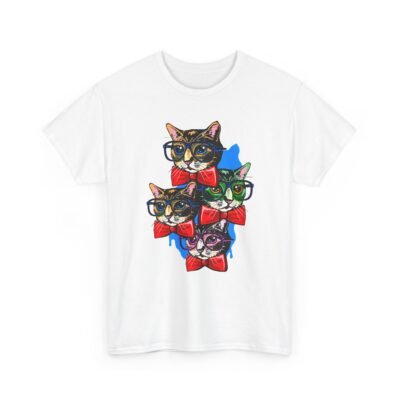 Nerdy Cat Club – Unisex T-Shirt – Highly Educated, Easily Distracted
