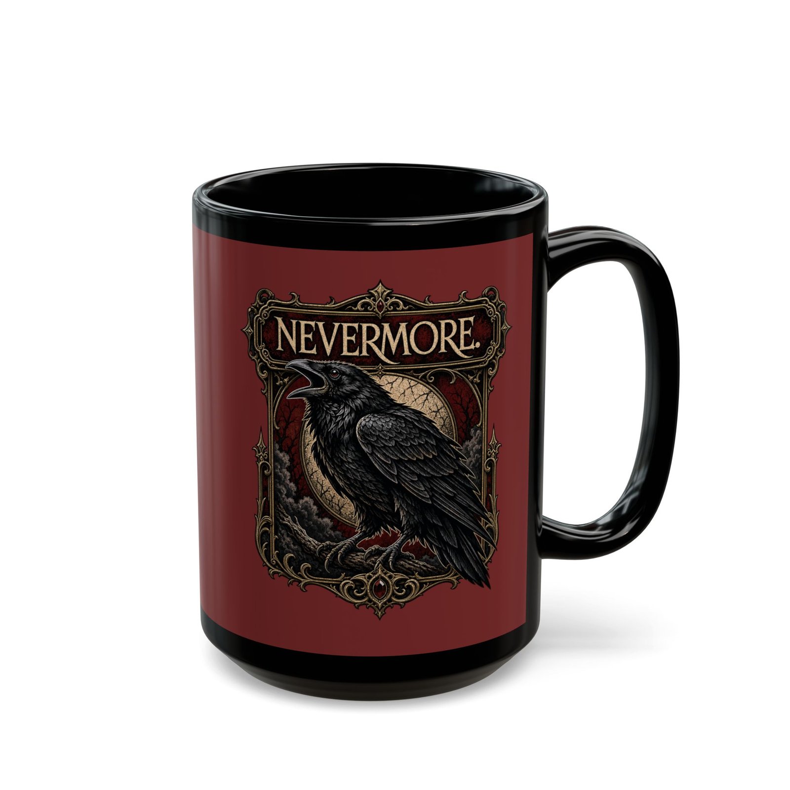 Nevermore - Black Mug – Sip with a Touch of the Macabre - Image 8