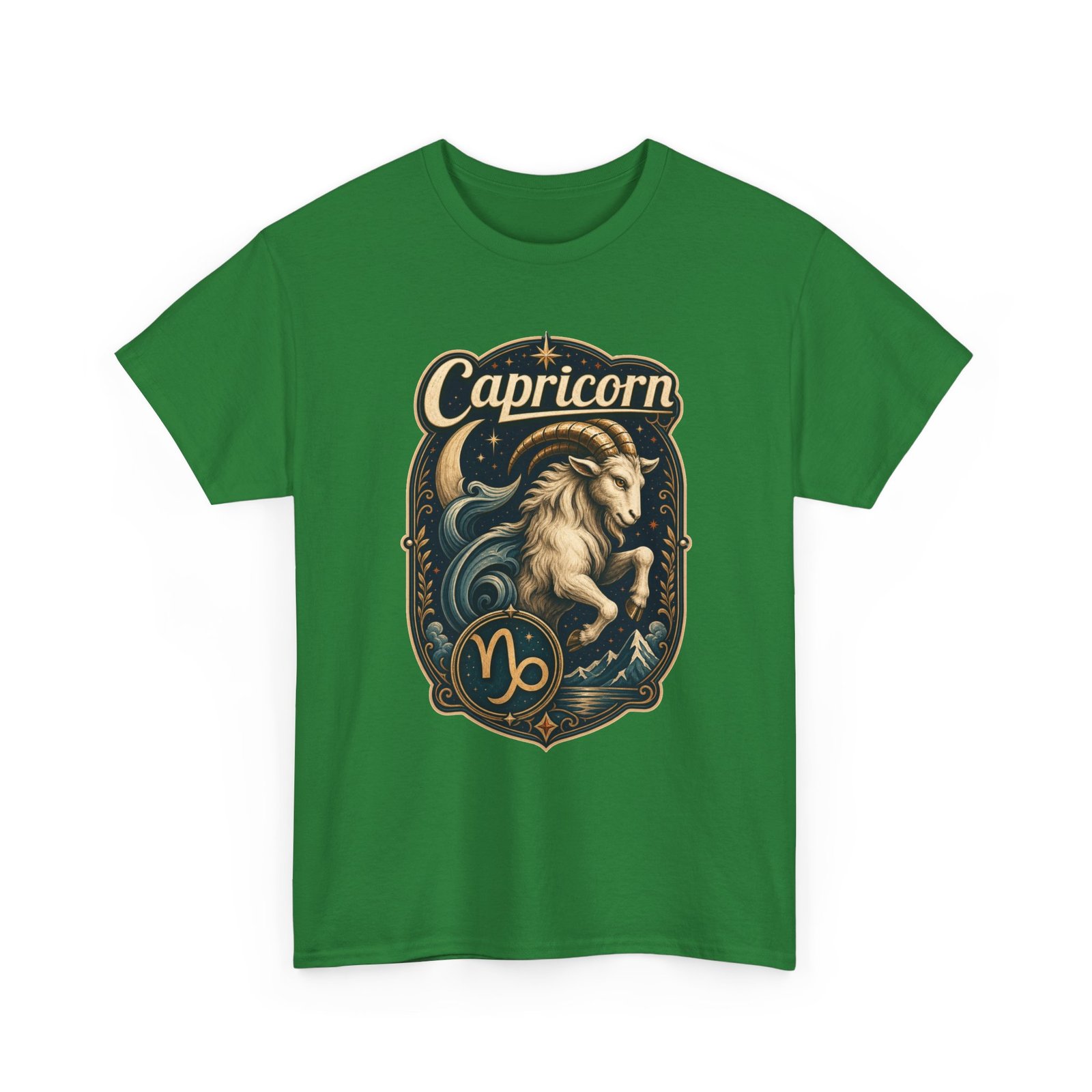 Capricorn Zodiac - Unisex T-Shirt – Sea-Goat, Astrology and Earth Sign - Image 13