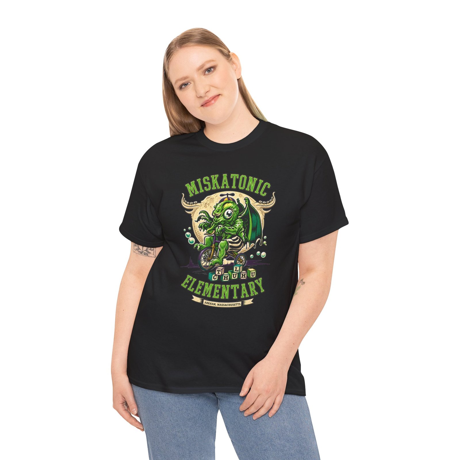 Miskatonic Elementary – Unisex T-Shirt – Arkham’s Littlest Horror Tshirt - Image 7