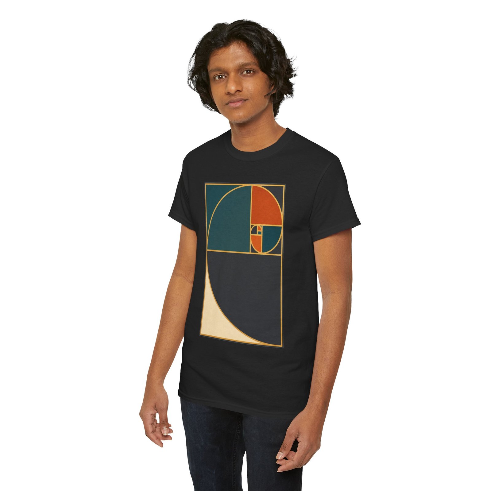Golden Ratio Spiral – Unisex T-Shirt – Where Mathematics Meets Art - Image 6