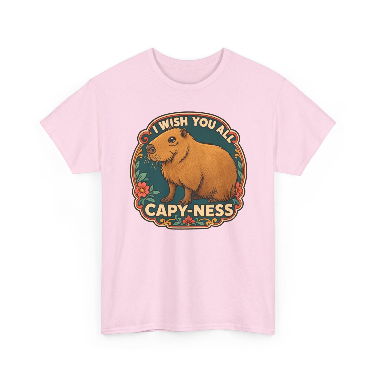 I Wish You All Capy-ness – Unisex T-Shirt – Maximum Chill, Maximum Cute - Image 24