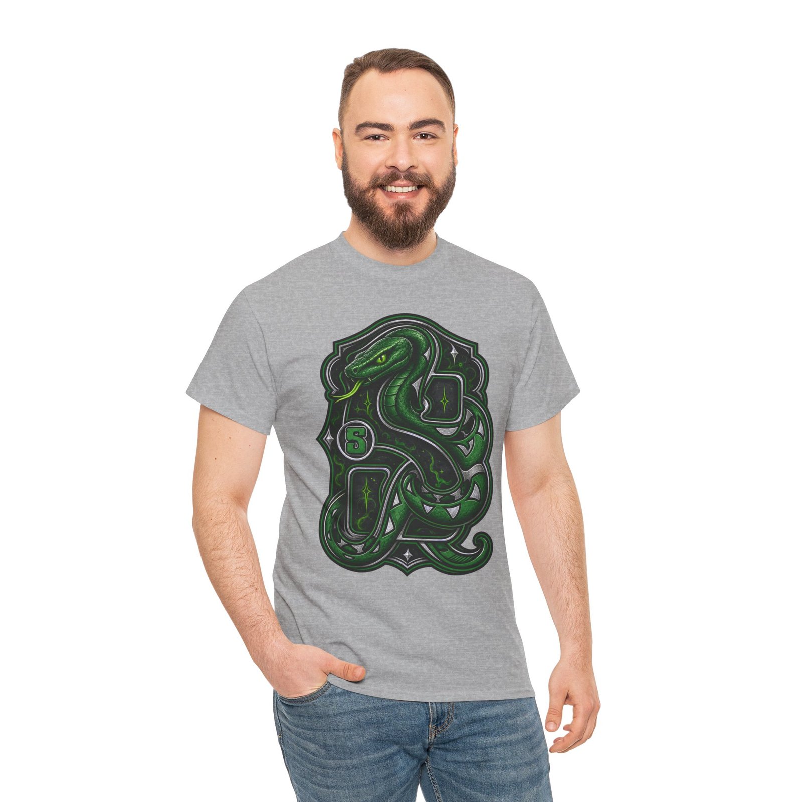 House of Snake – Unisex T-Shirt – Wizarding School Ambition Has a Plan - Image 6