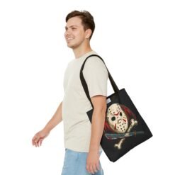 Jason Voorhees Jolly Roger - Tote Bag – Friday the 13th Horror - Image 7
