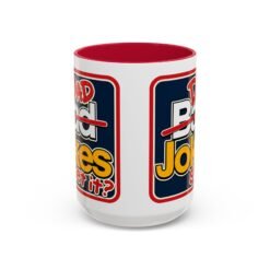 Dad Jokes – Color Accent Mug – Get It? You Will. - Image 19