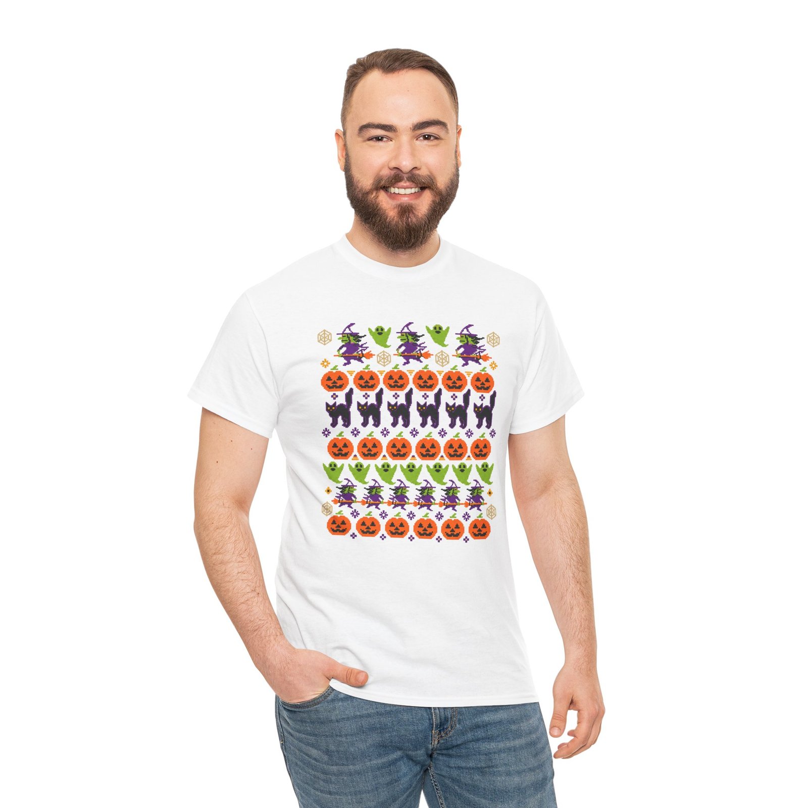 Halloween Ugly Sweater – Unisex T-Shirt – Spooky and Festive - Image 2
