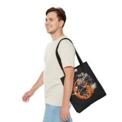 Season of the Witch - Tote Bag – Halloween Witch & Black Cat - Image 7