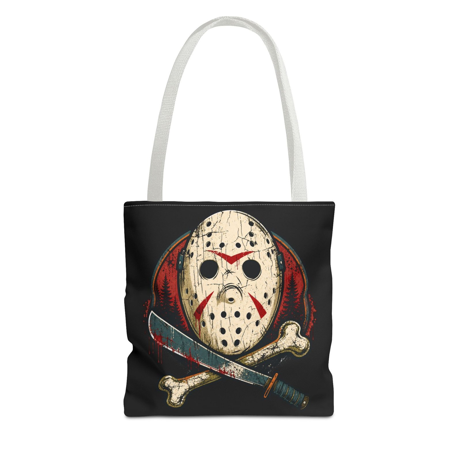 Jason Voorhees Jolly Roger - Tote Bag – Friday the 13th Horror - Image 25