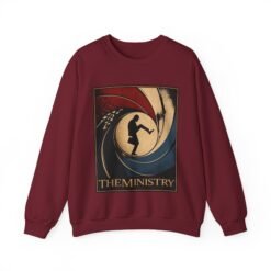 Licensed to Walk Silly - Unisex Sweatshirt – Monty Python Ministry of Silly Walks 007 Mashup - Image 16