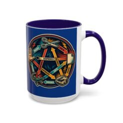 Rock Paper Scissors Lizard LLAP – Color Accent 11oz or 15oz Mug – Sip Long and Prosper - Image 27