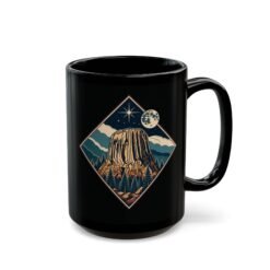 Devil’s Tower - Black Mug – Monument of Mystery - Image 7